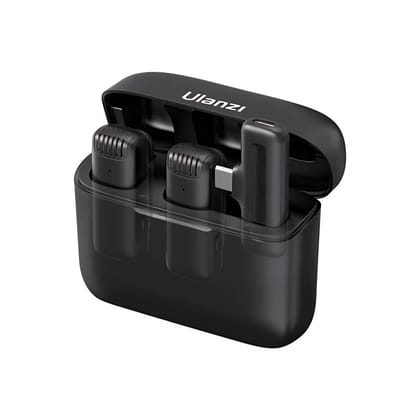 Ulanzi J12 Dual Wireless Microphone for Android With Charging Case For Type-C