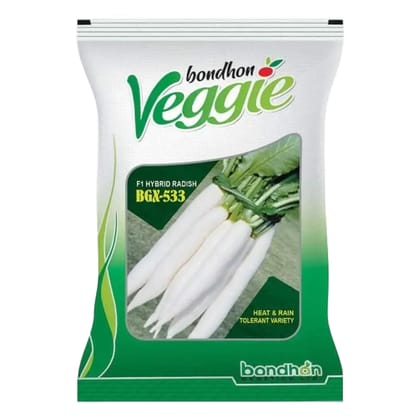 হাইব্রিড মূলা বিজিক্স -৫৩৩  ।  hybrid radish BGX - 533