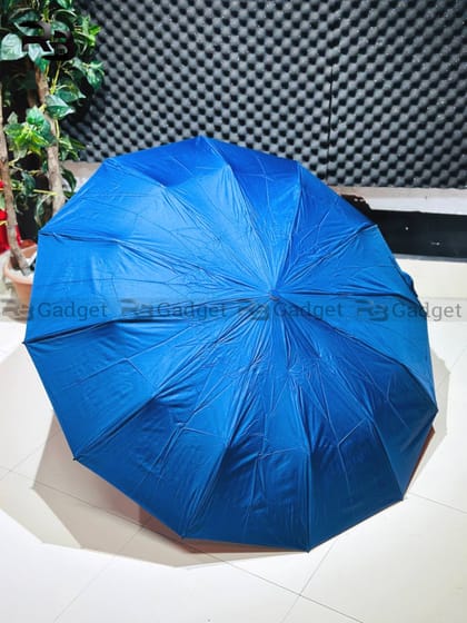 Premium 12-Ribs Automatic Dual-Person Umbrella with Fiber Handle