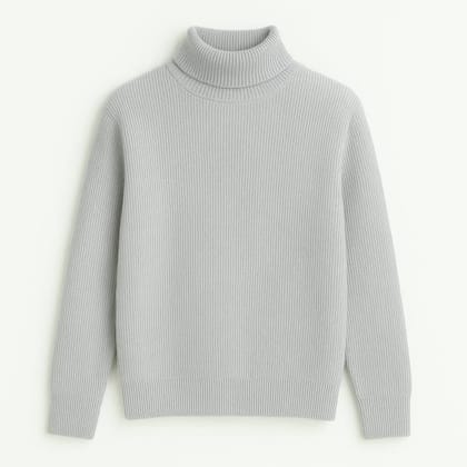 Premium Ribbed Turtleneck Sweater