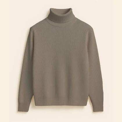 Premium Ribbed Turtleneck Sweater