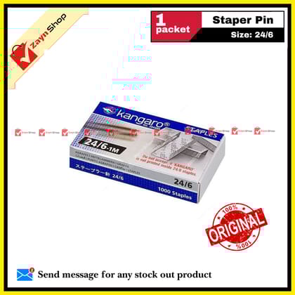 Kangaro Stapler Pin Size 24/6 1 Packet