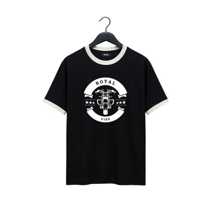 VE Gear “ROYAL VIBE” Black and white Oversized T-shirt