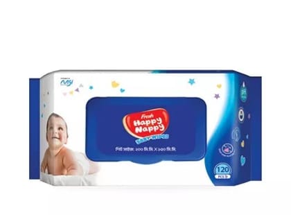 Fresh Happy Nappy Baby Wipes (Pouch Pack)