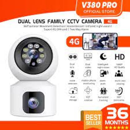 V380 Pro Dual Lens WiFi Camera 360°