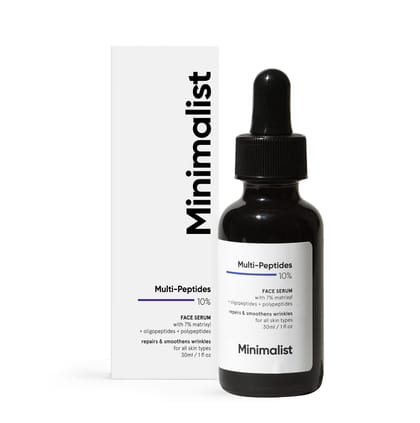 Minimalist Multi Peptides 10% Face Serum (20ml)