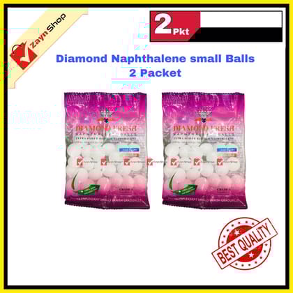 Diamond Naphthalene white small Ball 2 Packet