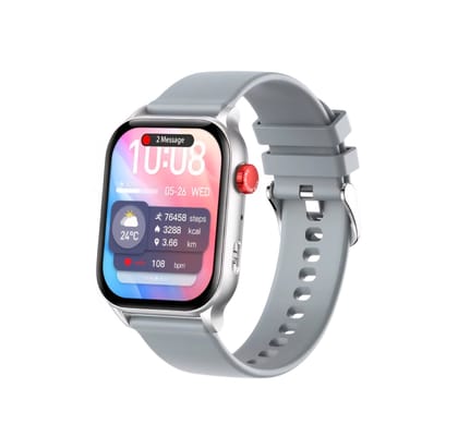 COLMI P78 Bluetooth Calling SmartWatch – Silver