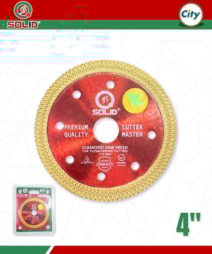৪ ইঞ্চি প্রিমিয়াম কোয়ালিটি টাইলস কাটার মেশ ব্লেড ডায়মন্ড স