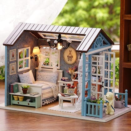 Playmoji DIY Miniature House - Forest Times (With Dust Cover)