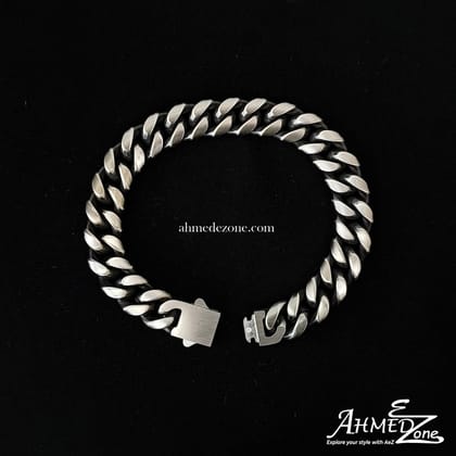 12mm GunMetal Cuban Lux Premium Bracelet