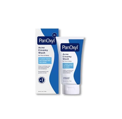 Panoxyl Acne Creamy Wash Benzoyl Peroxide 4% -170 g