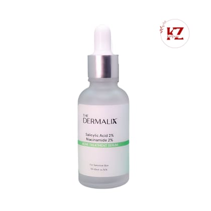 The Dermalix Salicylic Acid 2% + Niacinamide 2% Acne Treatment Serum 30ml