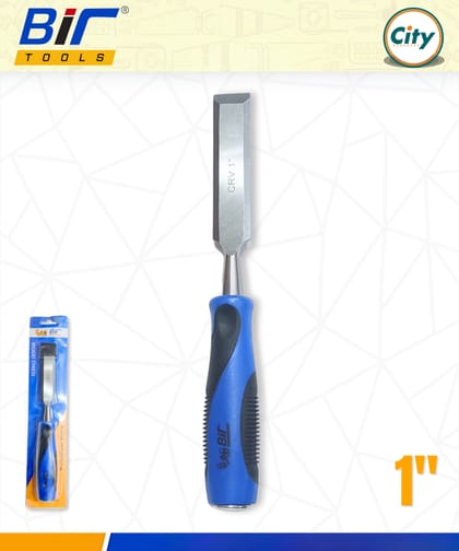 ১ ইঞ্চি বাটাল নন স্লিপ গ্রিপ হ্যান্ডেল আর হ্যামার হেড সহ কাঠের চিসেল কাঠ খোদাই বা শার্প করার সরঞ্জাম