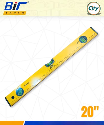 ২০ ইঞ্চি ওয়াটার লেভেল পরিমাপ করা ওয়াটার লেভেলার রুলার উচ্চ নির্ভুলতার স্প্রিট বাবল স্তর ও চৌম্বকীয় প্লেট সহ