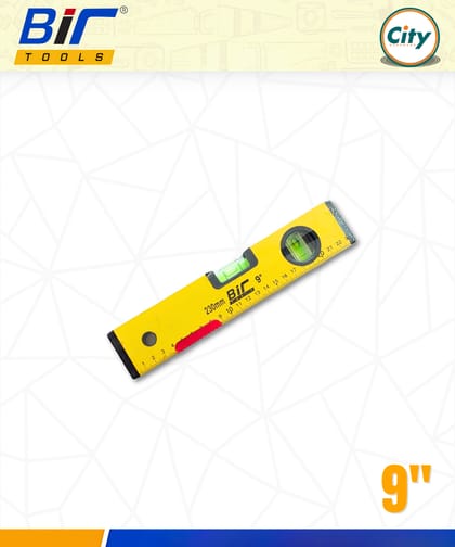 ৯ ইঞ্চি ওয়াটার লেভেল পরিমাপ করা ওয়াটার লেভেলার রুলার উচ্চ নির্ভুলতার স্প্রিট বাবল স্তর ও চৌম্বকীয় প্লেট সহ