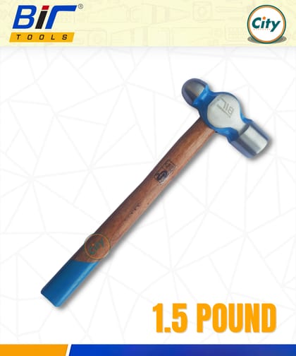 ১ পিস ১.৫ পাউন্ড হাতুড় হেভি কাজের হাতুড়ি কাঠের হ্যান্ডেল বলপিন হাতুড়ি