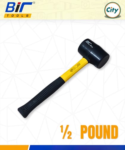 ½ পাউন্ড হেভি ডিউটি রাবার হাতুড় প্রিমিআম মানের Bir Tools