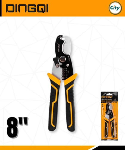 ৮ ইঞ্চি প্রফেশনাল কেবল কাটার উইথ ওয়্যার স্ট্রিপার DINGQI