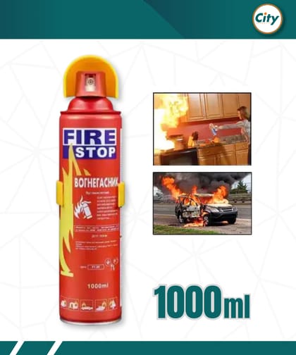 ১০০০ মিলি পোর্টেবল অগ্নি নির্বাপক যন্ত্র ফাইয়ার স্টপ ফোম স্প্রে