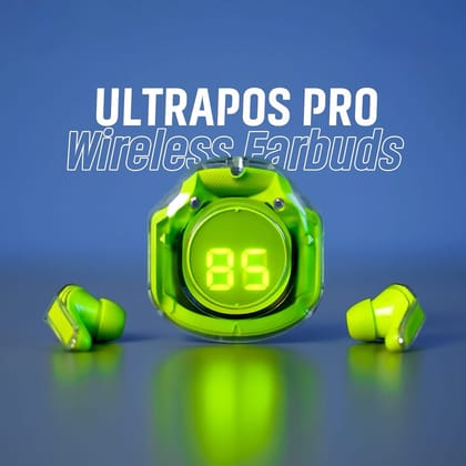 Ultrapods Max Bluetooth 5.3 Transparent Wireless Earbuds