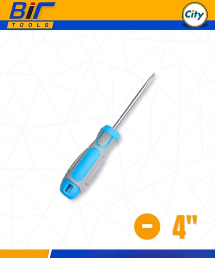 ১ পিস মাইনাস স্ক্রু ড্রাইভার ৪ বা ৮ ইঞ্চি সাইজের ম্যাগনেটিক টিপ সহ রাবার হ্যান্ডেলের হেভি স্ক্রু ড্রাইভার