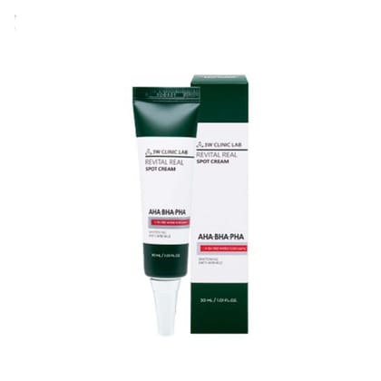 3W Clinic Lab AHA BHA PHA Revital Real Spot Cream, 30 ML