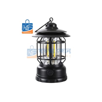 Rechargeable Stepless Dimming Handheld LED Camping Lamp