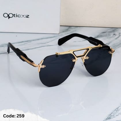 259 Premium Oversize Rimless Sunglass