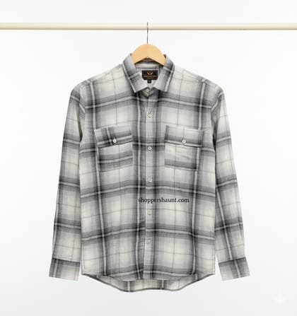Trendy garments flanel fabric shirt