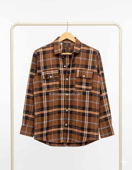 Trendy check shirt winter