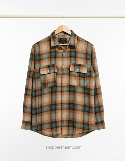 Trendy check shirt for winter