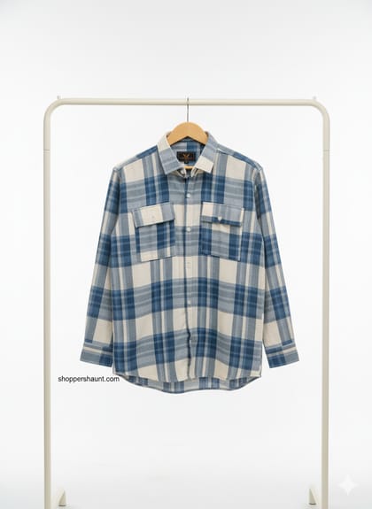 Trendy check shirt for winter