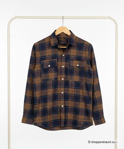 Trendy check shirt for winter