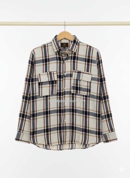 Trendy check shirt for winter