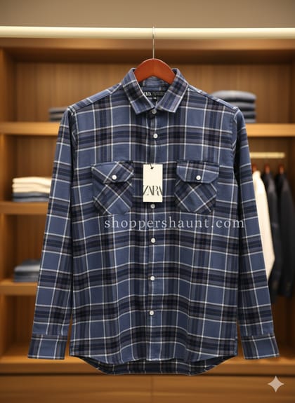Trendy check shirt for winter