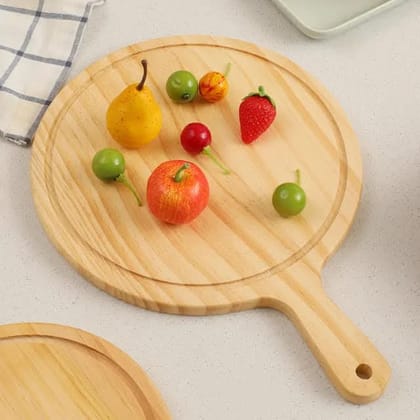 Serving & Chopping  Bamboo Wooden Imported High Quality Food & Pizza Serving Tray