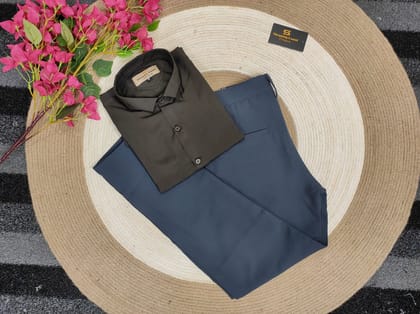 Forma Nevy pant with dark brown shirt