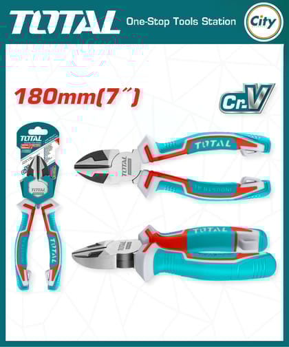 ৭ ইঞ্চি ডায়াগোনাল কাটিং প্লায়ার TOTAL THT230706