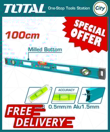 ৪০ ইঞ্চি হেভি স্প্রিট লেভেল ম্যাগনেট ছাড়া TOTAL TOOLS