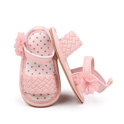 Baby Girl Fashionable Side Flower Anti-Slip Sandal (6 to 18 months)