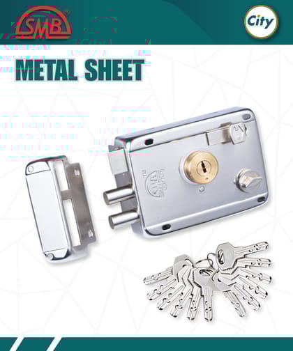 অটো লক সুরক্ষা লক রিম লক হেভি আয়রন রিম লক প্রধান প্রবেশের দরজার জন্য অনেক চাবি সহ দরজার লক