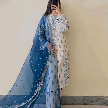 embroidery and stone work 3 pics