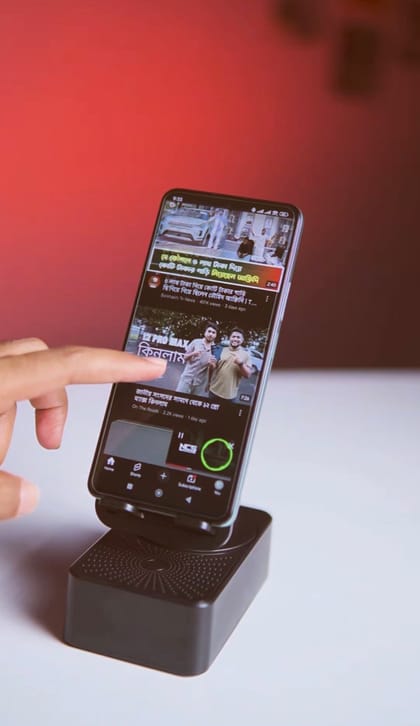 3 in 1 Bluetooth Speaker Phone Stand with Power Bank