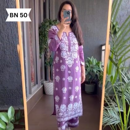 Lucknow two piece Kurti set