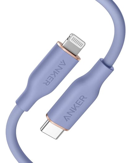 Anker 641 (PowerLine III Flow) USB‑C to Lightning Cable – Model A8662 (3 ft / 0.9 m)