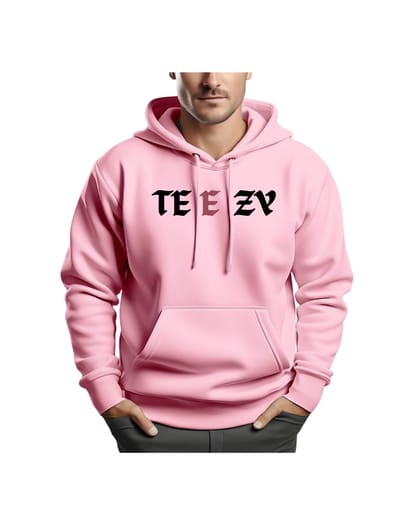 TeeZy Signature Baby Pink Hoodie