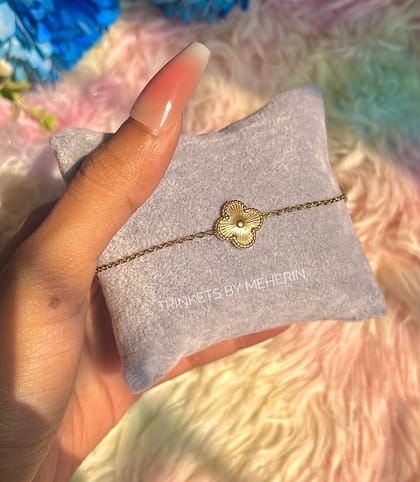 Single clover bracelet