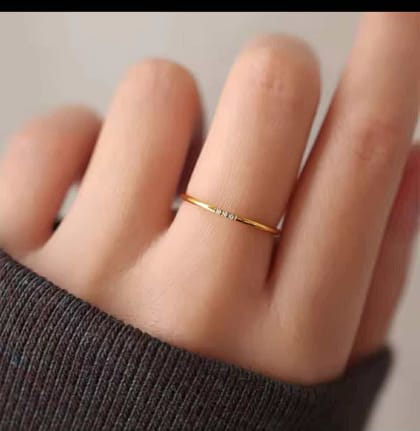 Minimalist ring (BEST SELLER)🔥 size -5