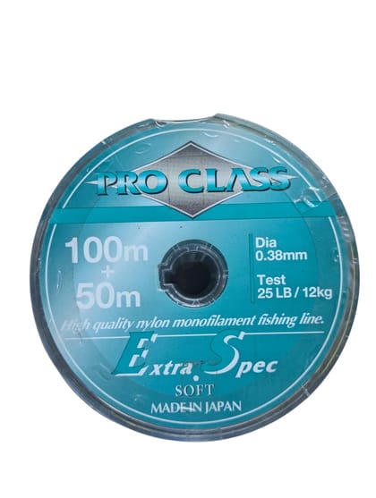 PRO Class Fishing line ( Made in Japan) 150 Meters (0.38mm)